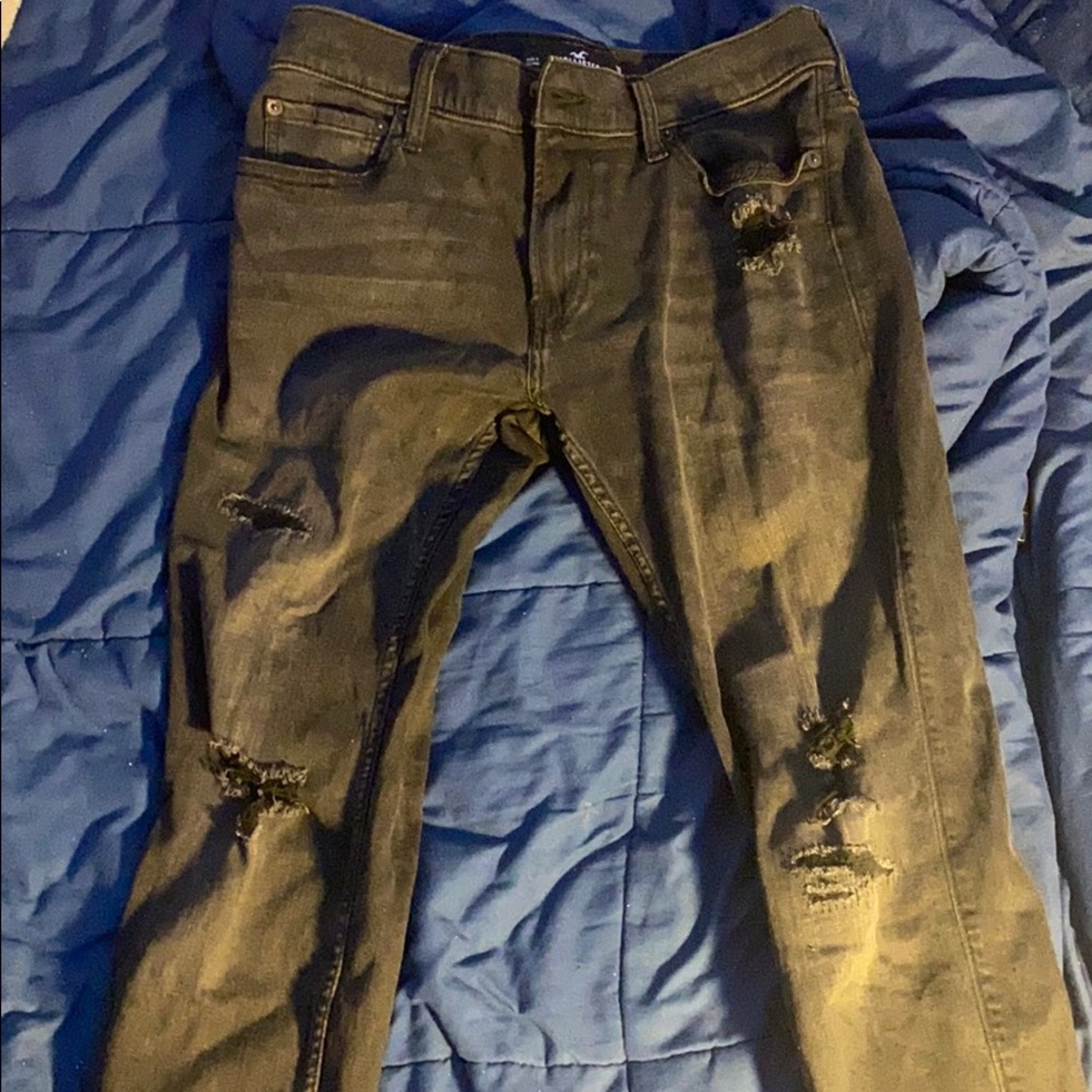 Holister black skinny jeans